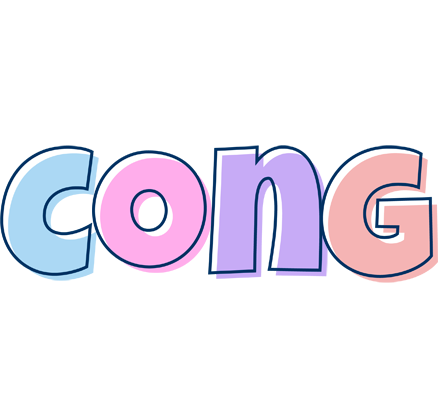 Cong pastel logo