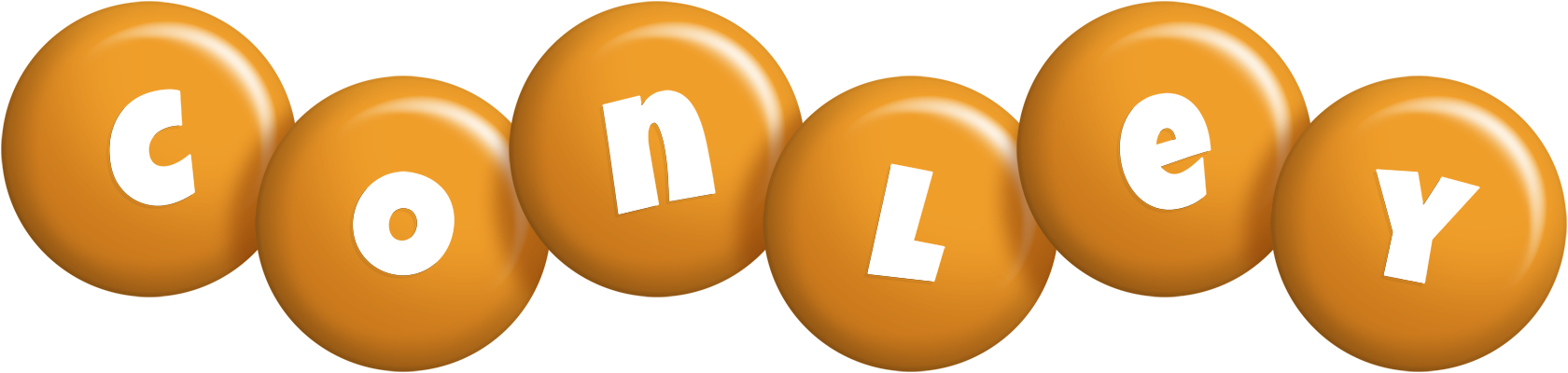 Conley candy-orange logo