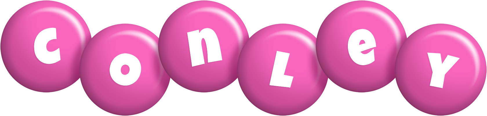 Conley candy-pink logo