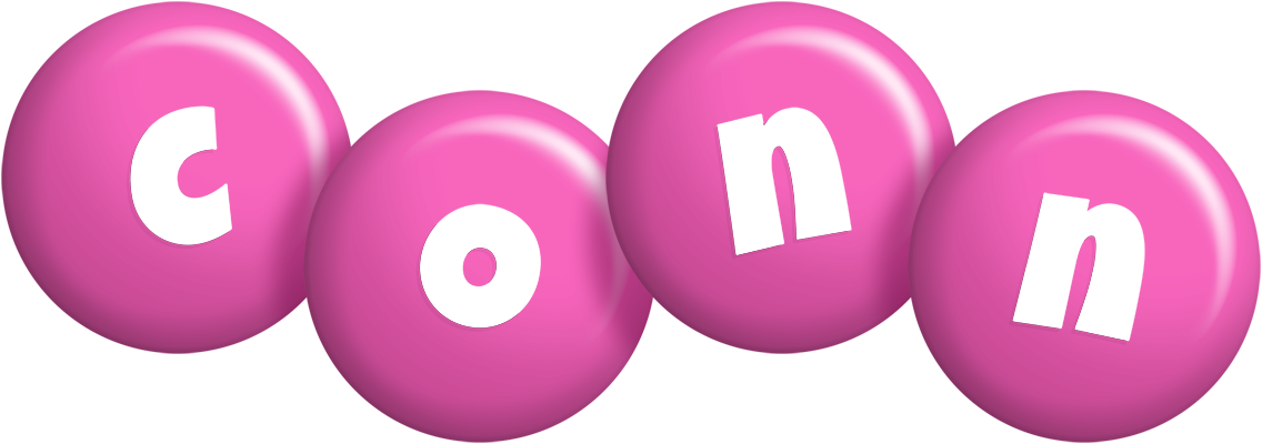 Conn candy-pink logo