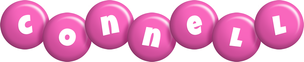 Connell candy-pink logo