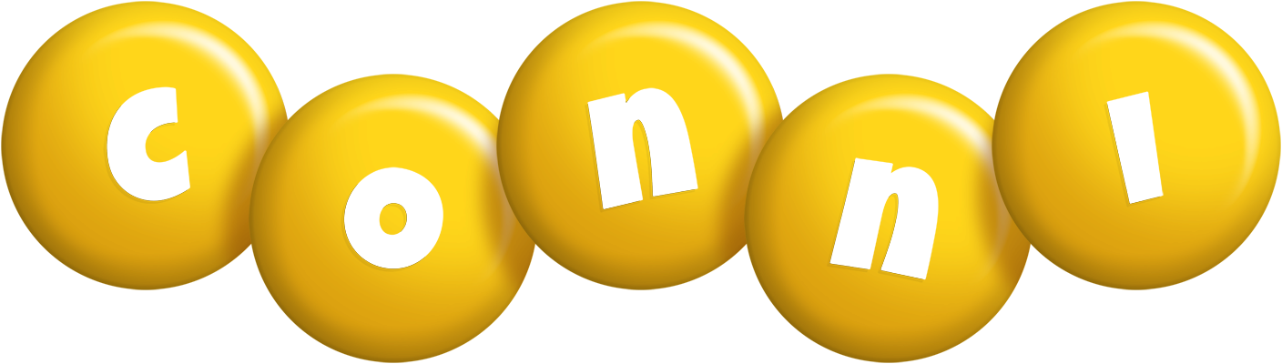 Conni candy-yellow logo