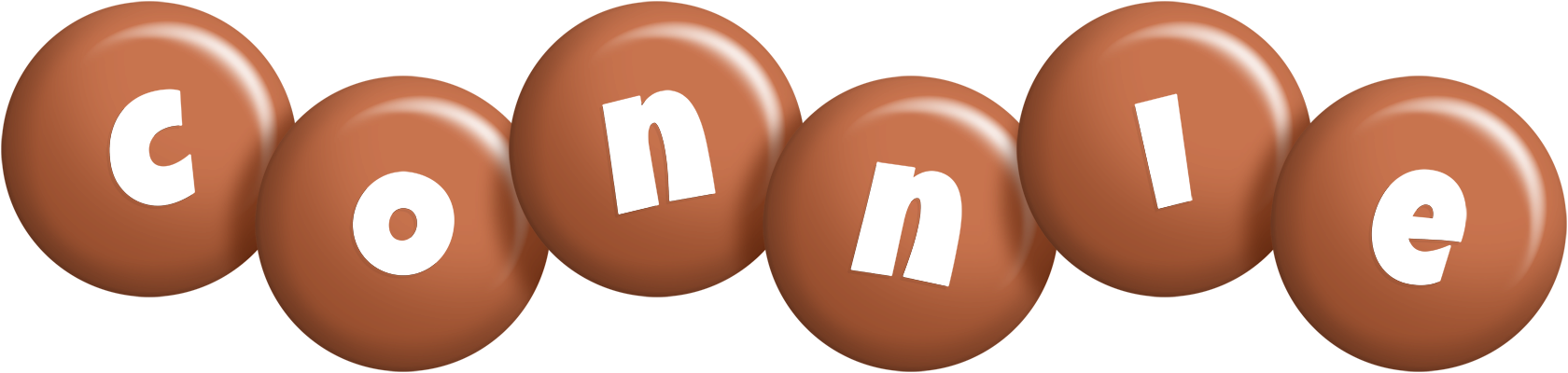 Connie candy-brown logo
