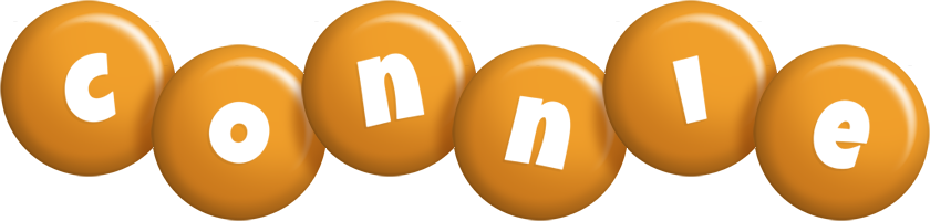 Connie candy-orange logo