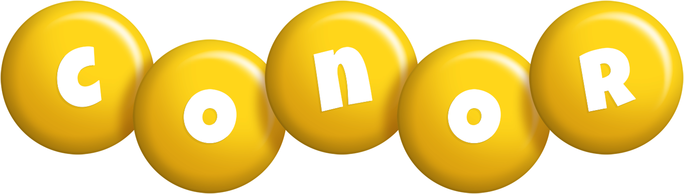 Conor candy-yellow logo