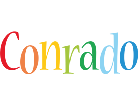 Conrado birthday logo