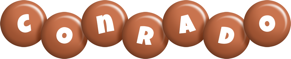 Conrado candy-brown logo