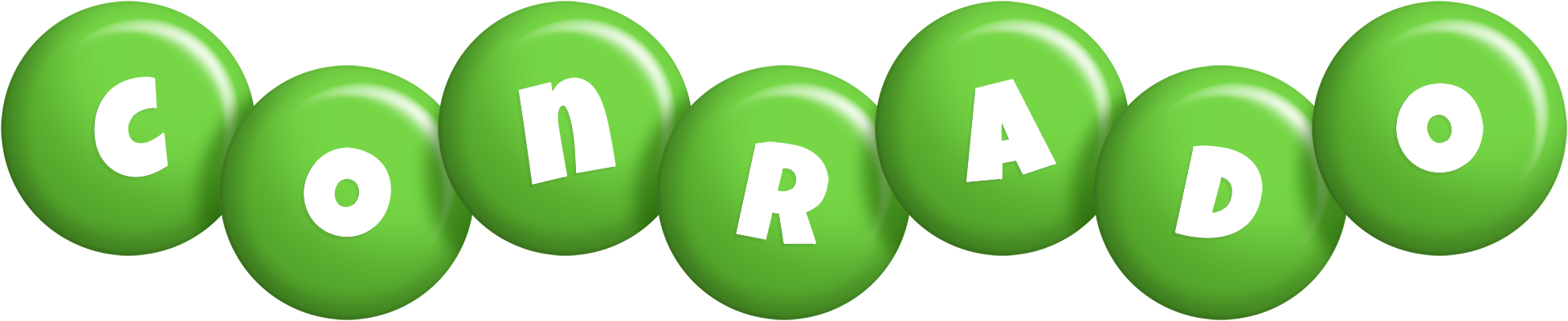 Conrado candy-green logo