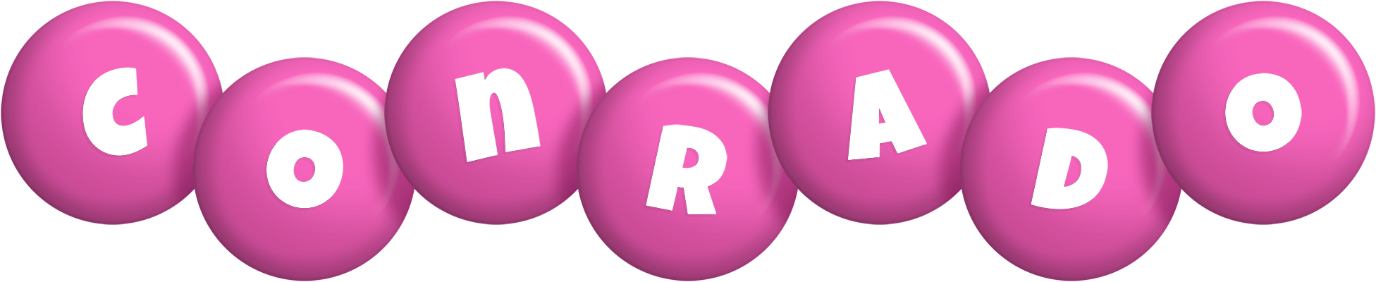 Conrado candy-pink logo