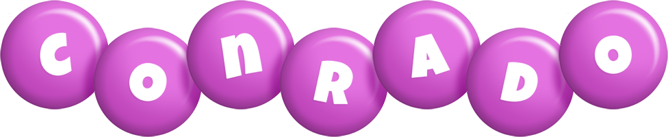 Conrado candy-purple logo