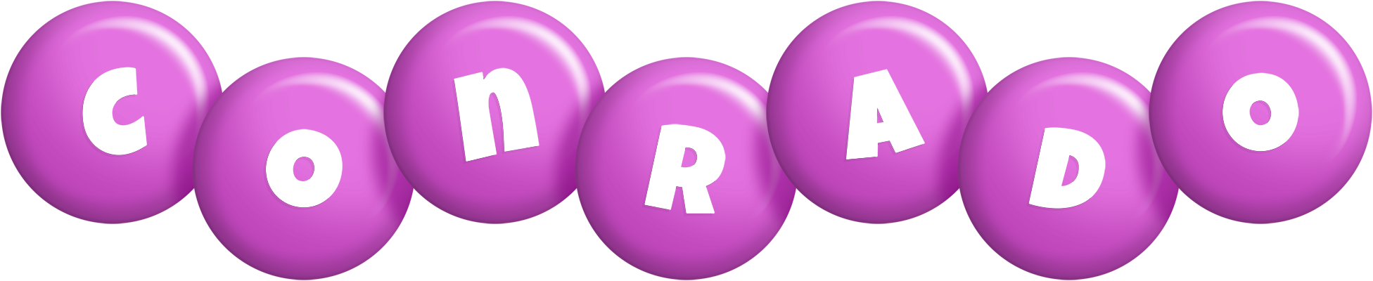 Conrado candy-purple logo