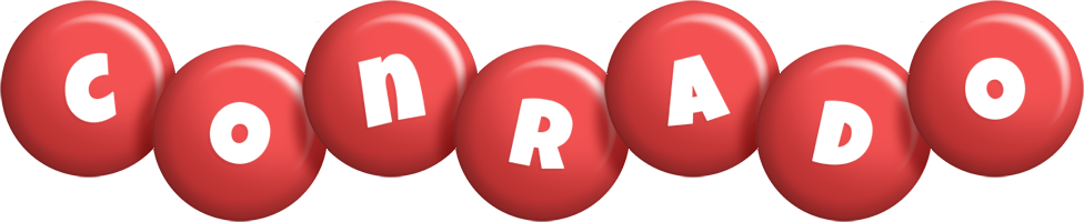 Conrado candy-red logo