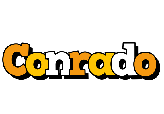 Conrado cartoon logo