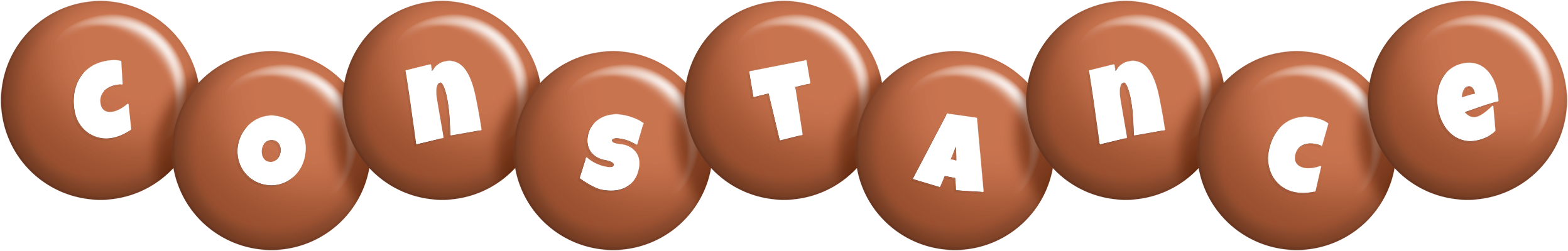 Constance candy-brown logo