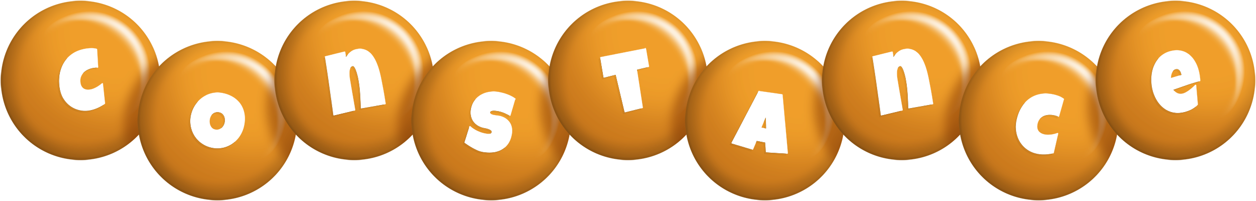 Constance candy-orange logo