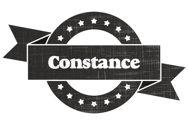 Constance grunge logo