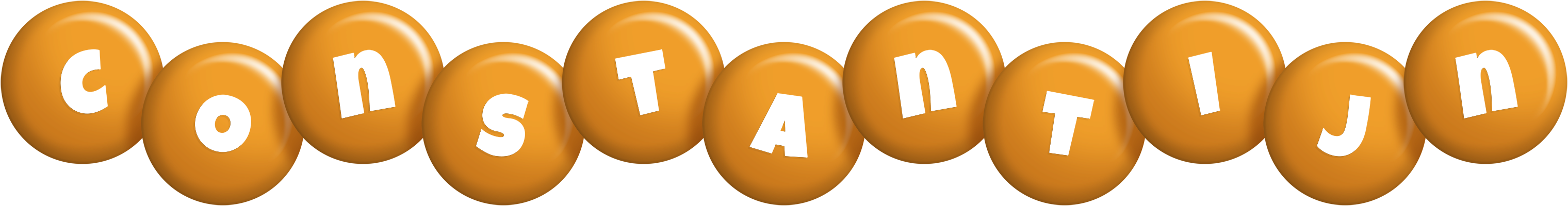 Constantijn candy-orange logo