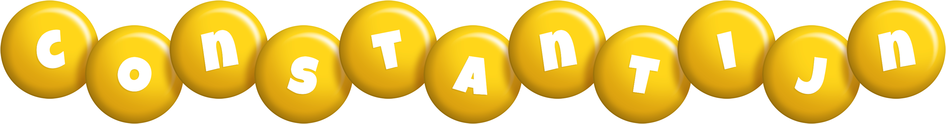 Constantijn candy-yellow logo