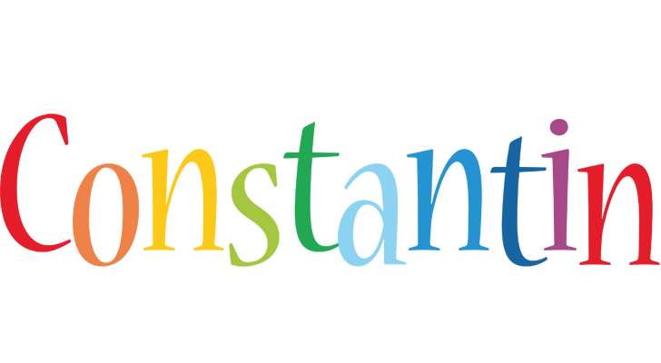 Constantin birthday logo