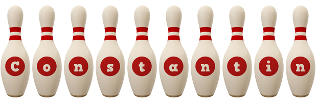 Constantin bowling-pin logo
