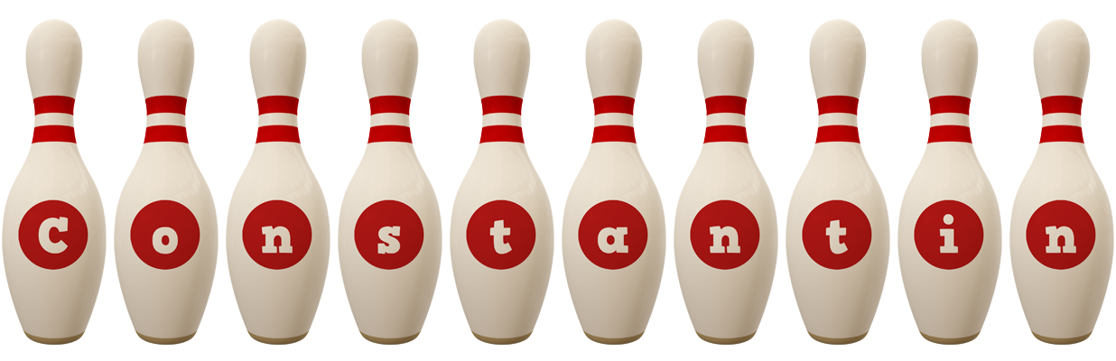 Constantin bowling-pin logo