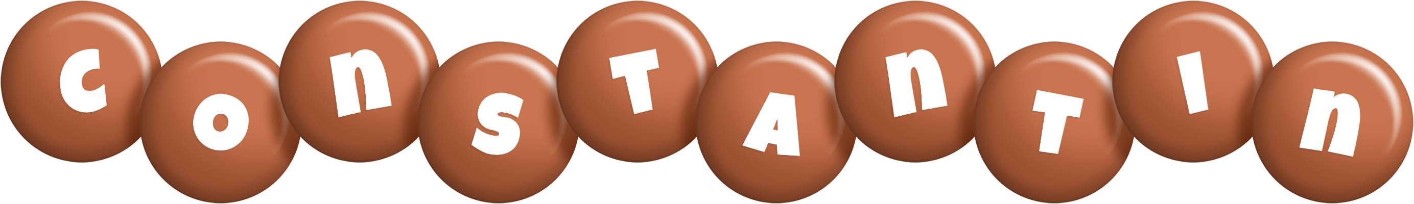 Constantin candy-brown logo