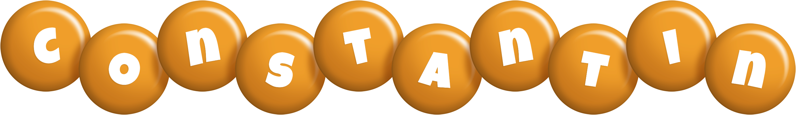 Constantin candy-orange logo