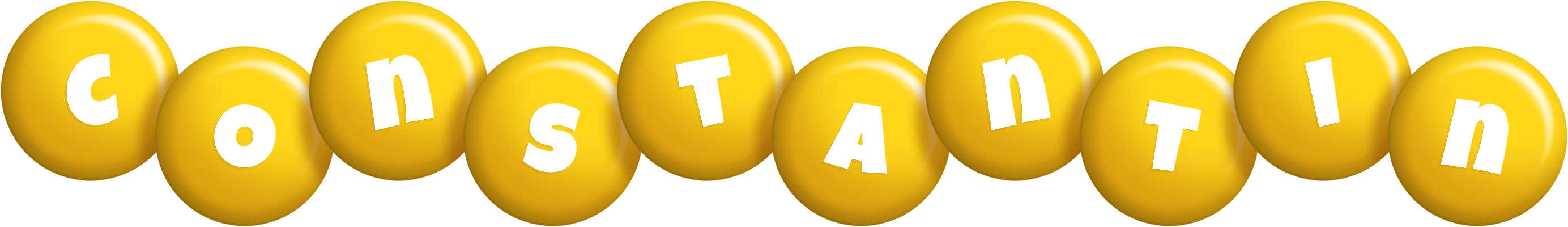 Constantin candy-yellow logo