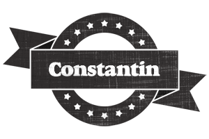 Constantin grunge logo