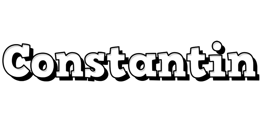 Constantin snowing logo