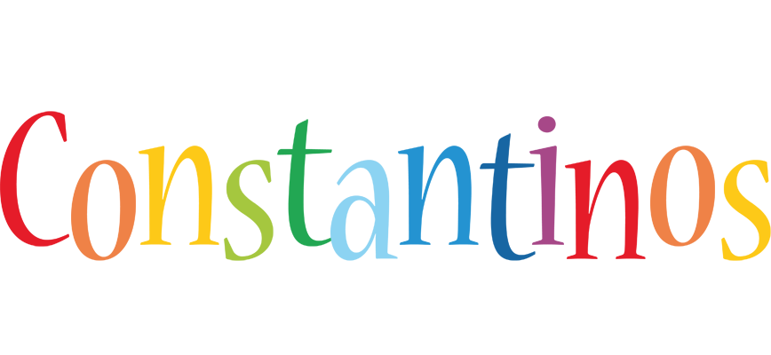 Constantinos birthday logo