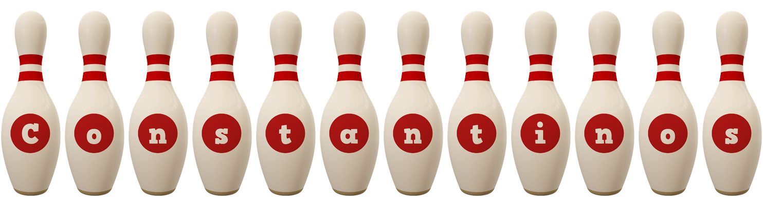 Constantinos bowling-pin logo
