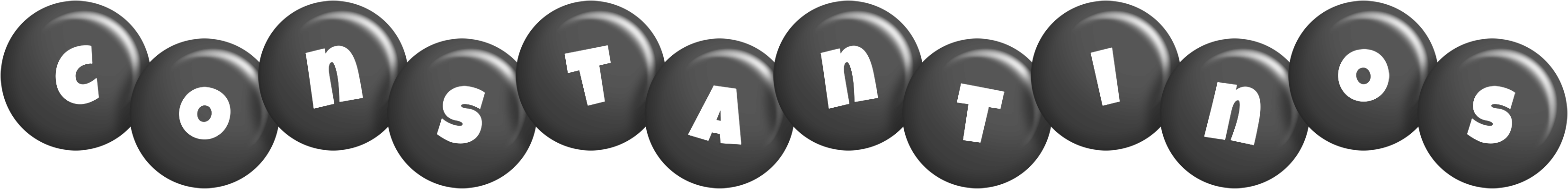 Constantinos candy-black logo