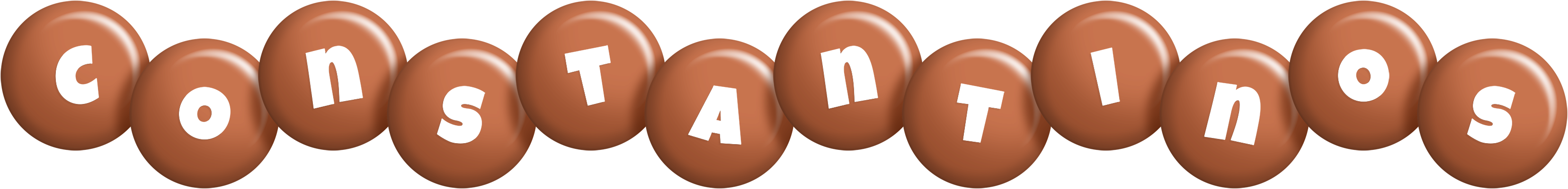 Constantinos candy-brown logo