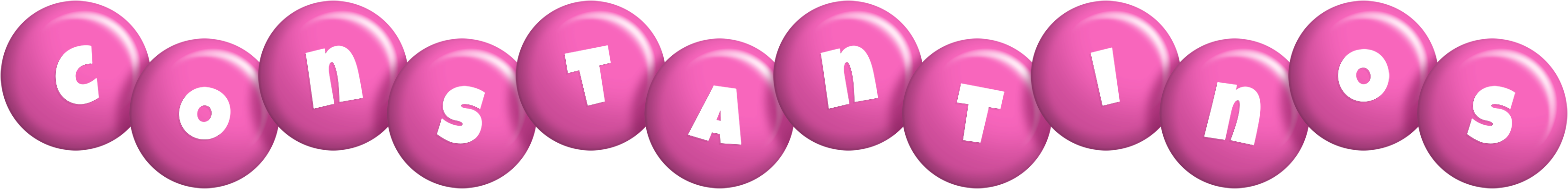 Constantinos candy-pink logo