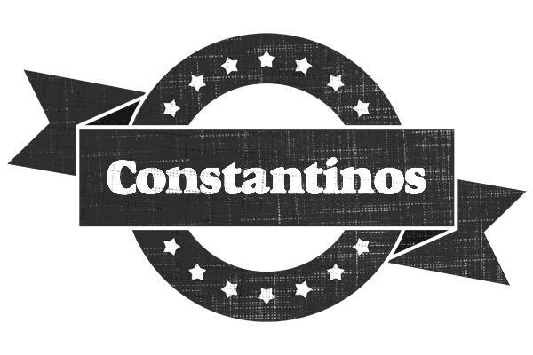 Constantinos grunge logo