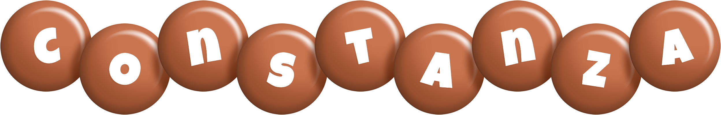 Constanza candy-brown logo