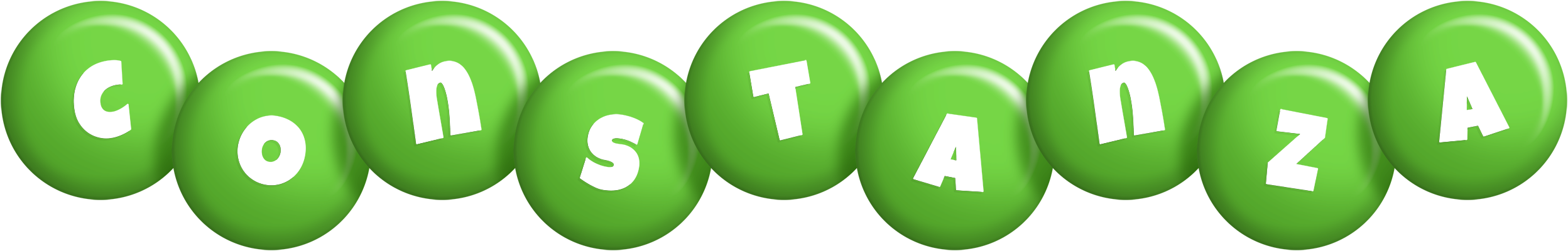 Constanza candy-green logo