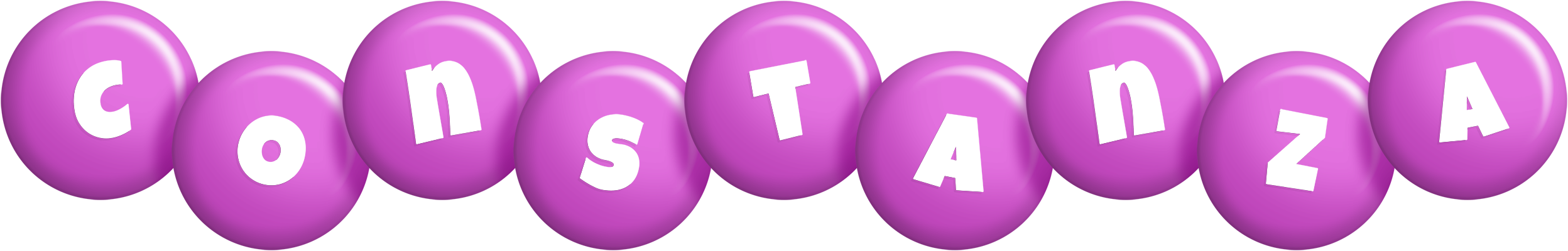 Constanza candy-purple logo