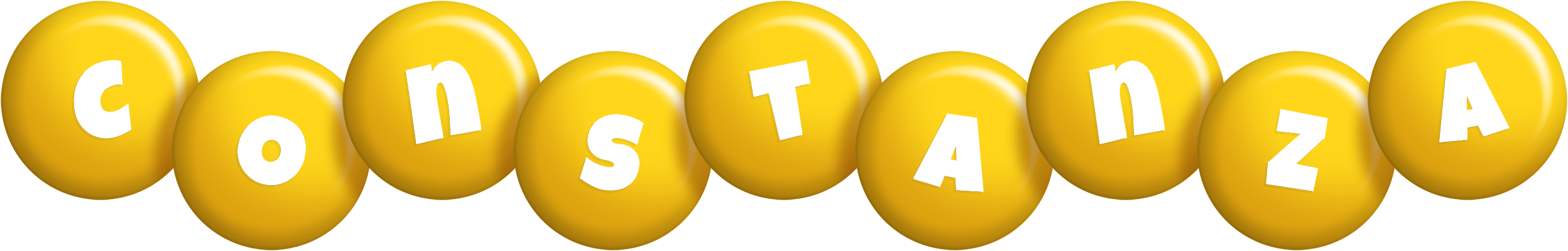 Constanza candy-yellow logo