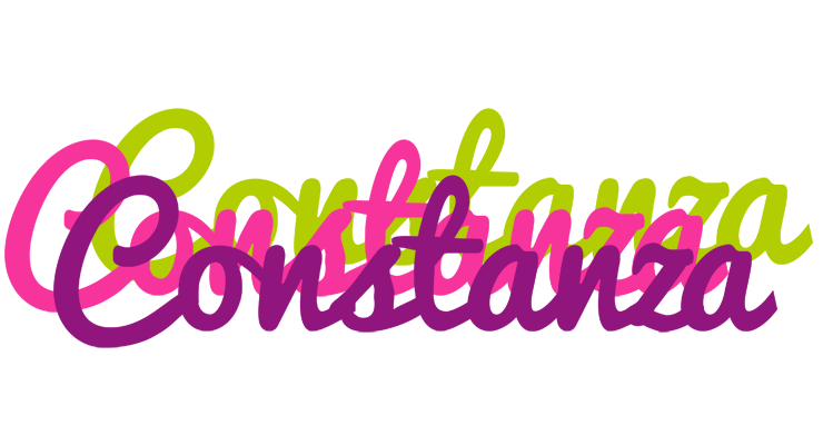 Constanza flowers logo