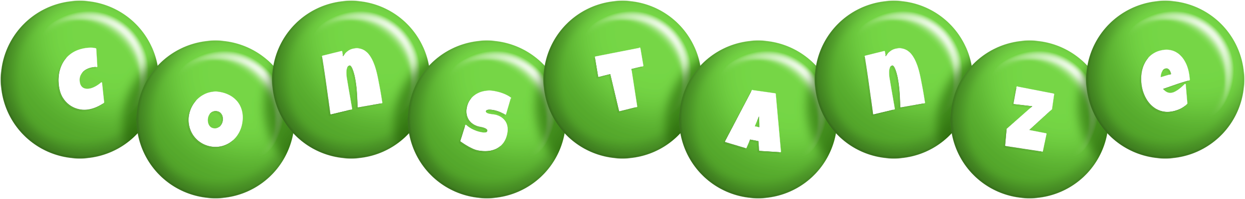 Constanze candy-green logo