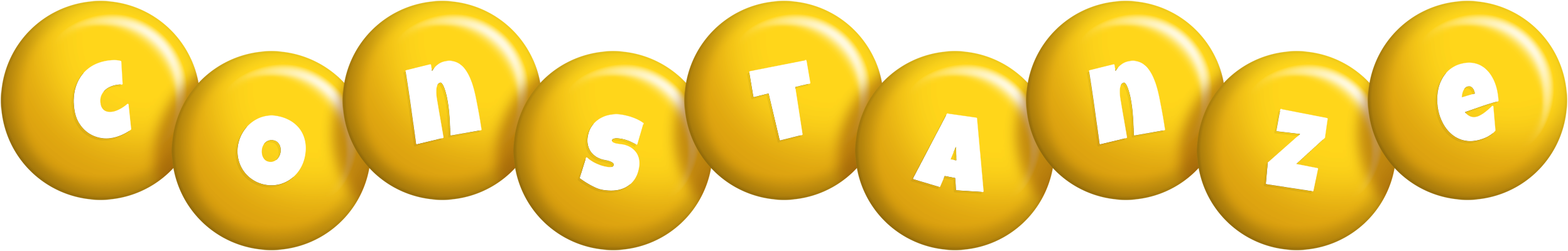 Constanze candy-yellow logo