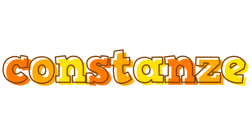 Constanze desert logo