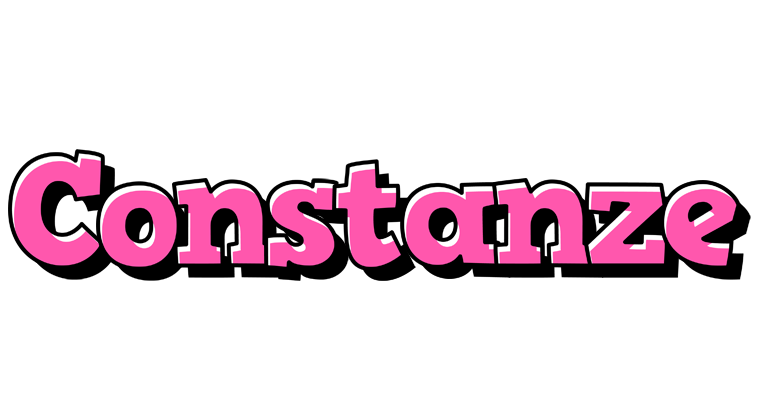 Constanze girlish logo