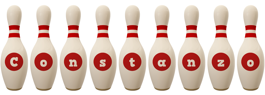 Constanzo bowling-pin logo