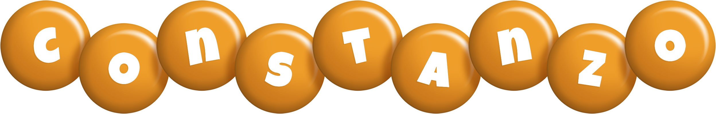 Constanzo candy-orange logo