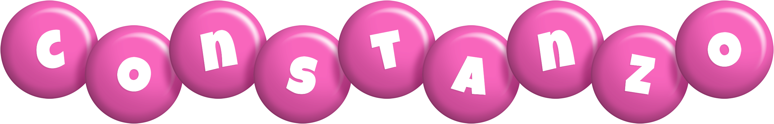 Constanzo candy-pink logo