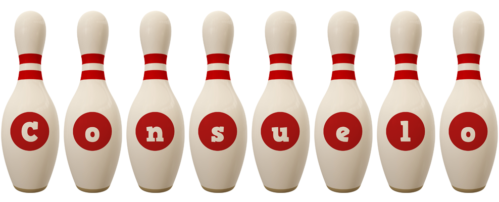 Consuelo bowling-pin logo