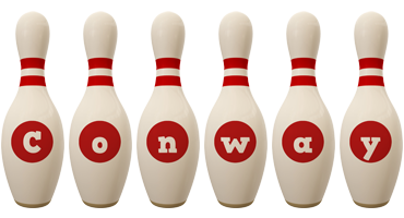 Conway bowling-pin logo